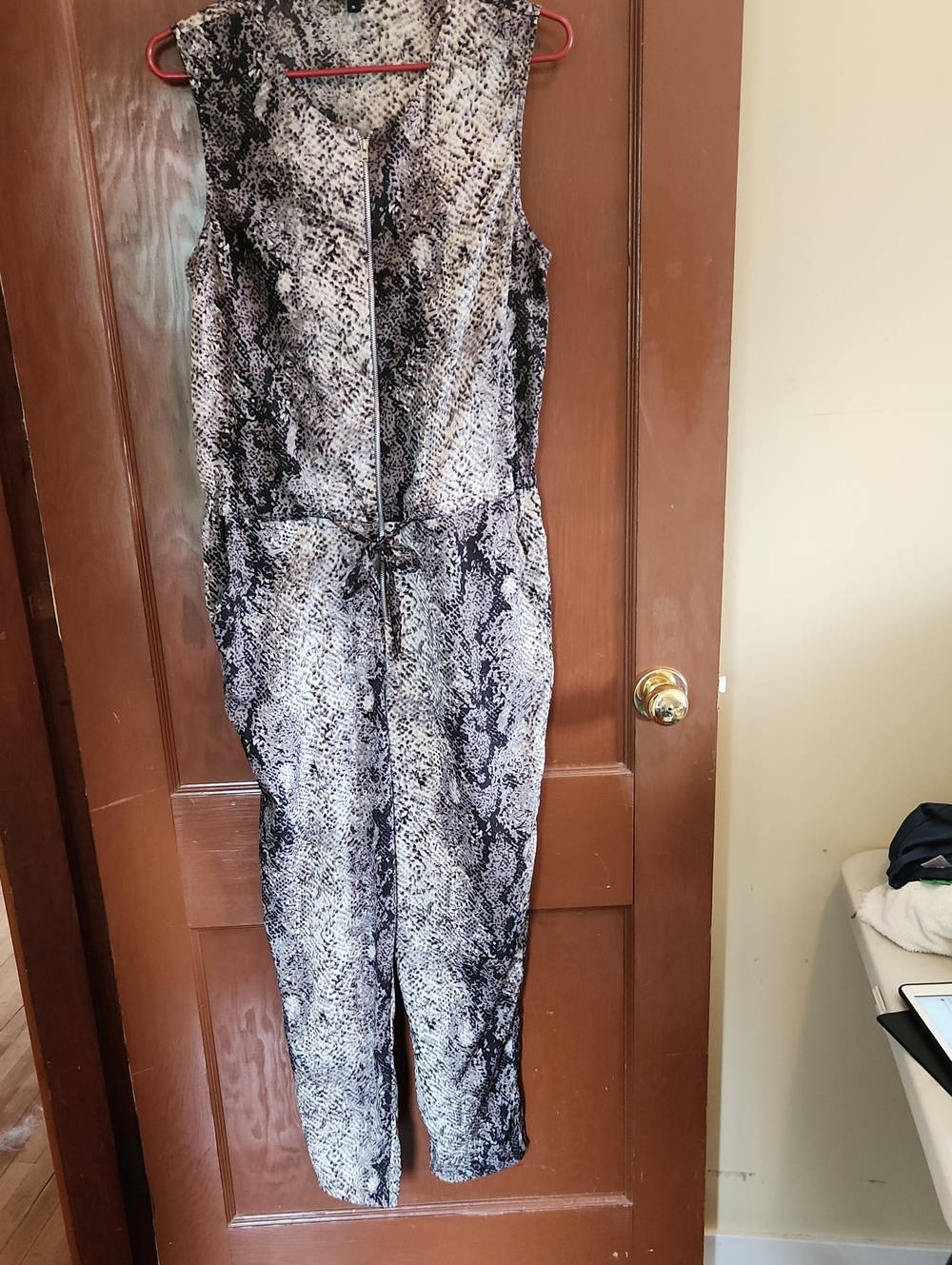 Snakeprint Jumpsuit